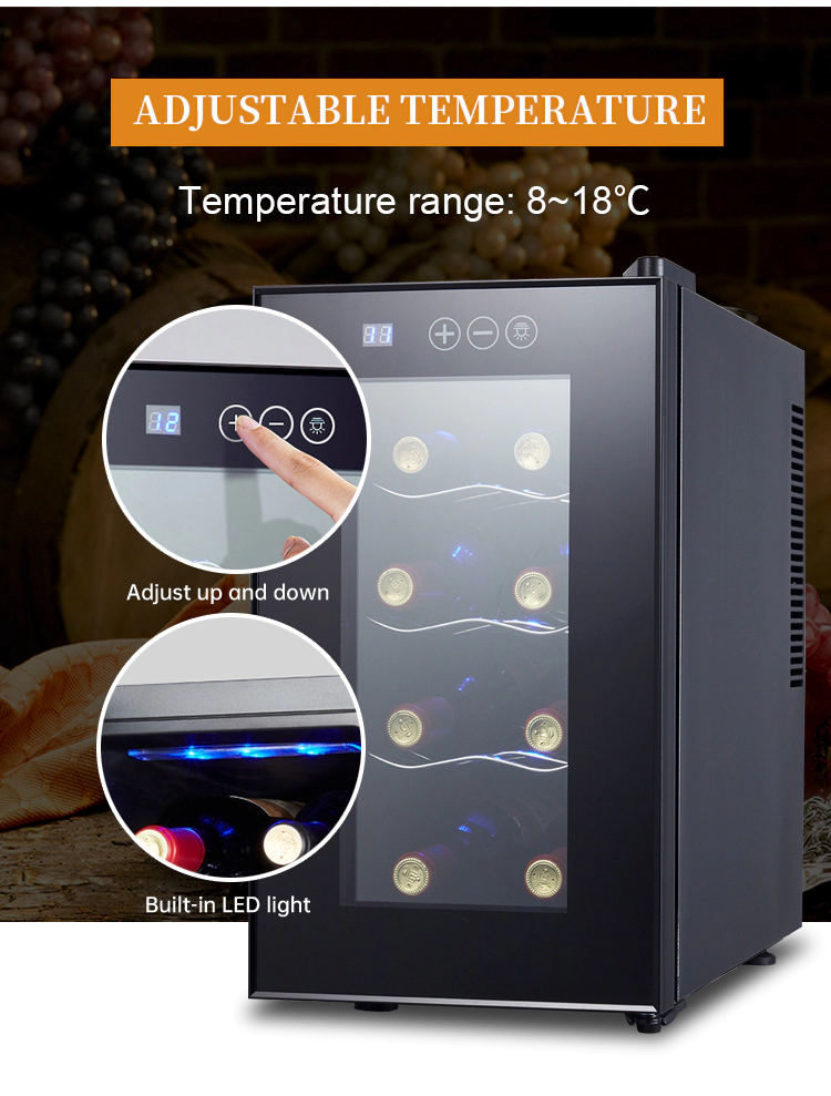 8 Bottle Thermoelectric Wine Cooler Fuhui Appliances