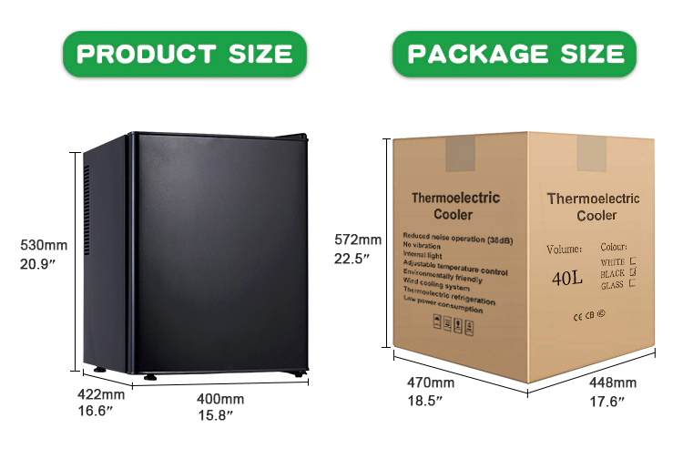 40L Hotel Mini Bar Solid Door Fuhui Appliances