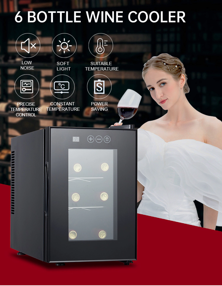6 Bottle Wine Cooler Fuhui Appliances