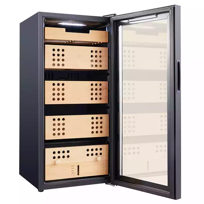93L Cigar Cooler Humidor 500 Cigars – Uboze Appliances