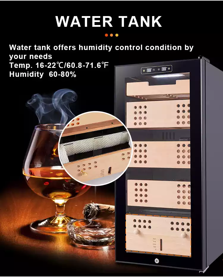93L Cigar Cooler Humidor 500 Cigars – Uboze Appliances