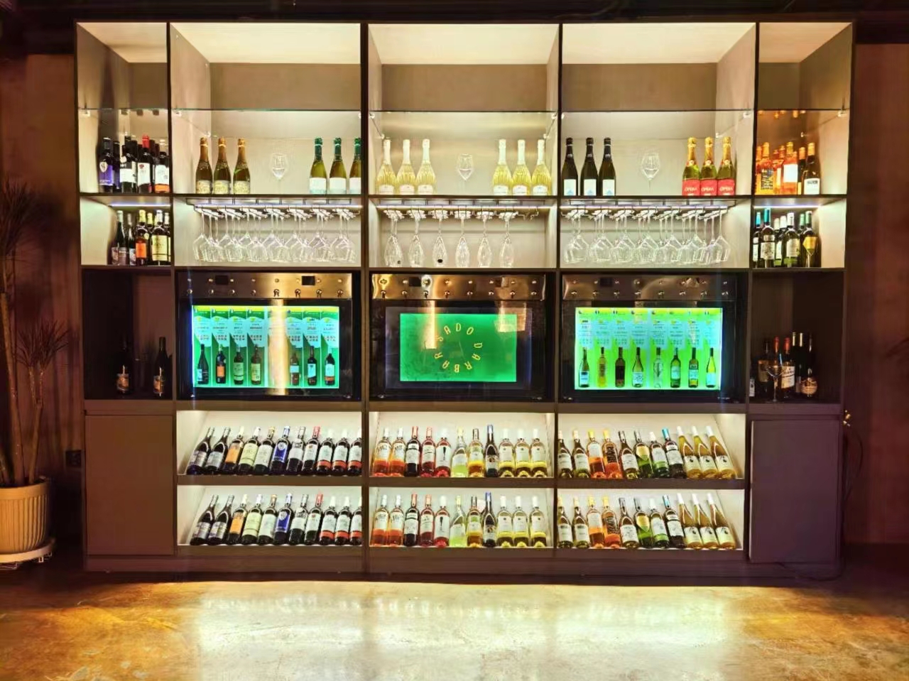 Automatic Wine Dispenser in the restaurant