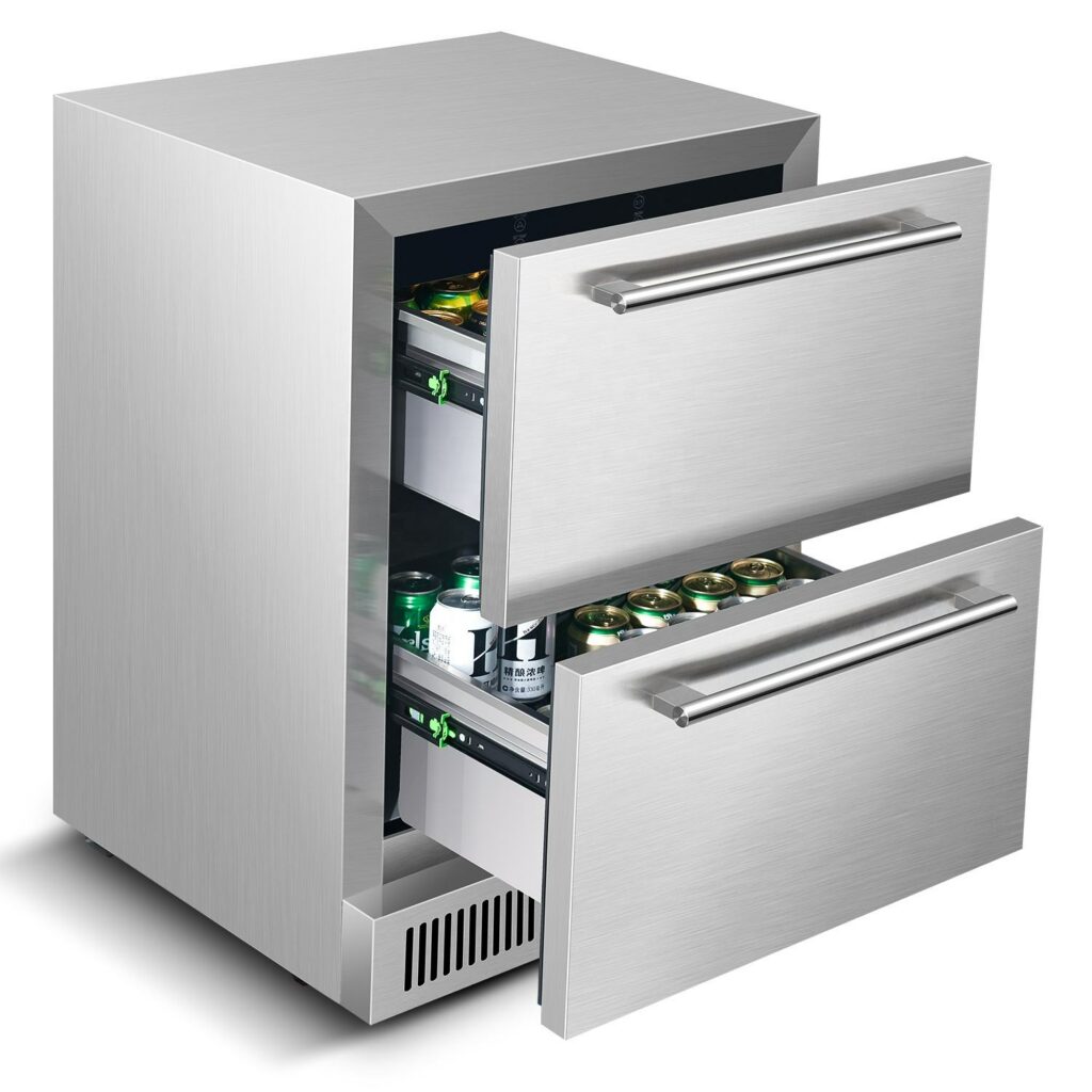 Drink Cooler Undercounter Built-in Can Beverage Refrigerator For