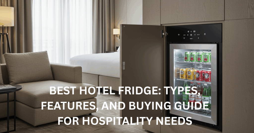 How to choose the best hotel fridge types, features, and buying guide for hospitality needs