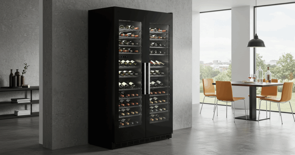 Freestanding wine cabinets
