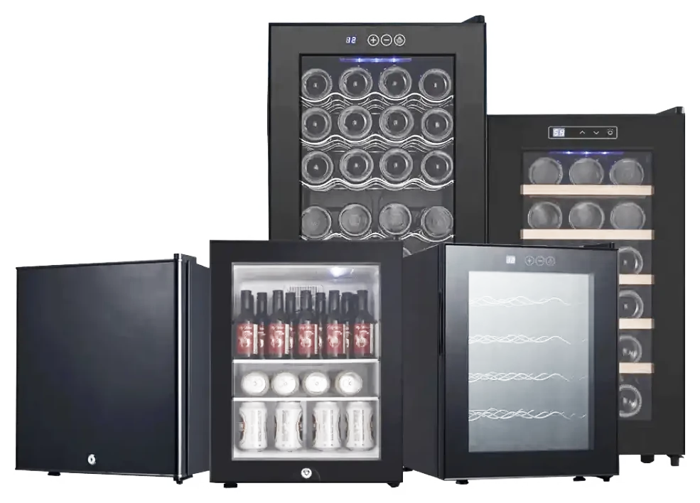 Uboze wine coolers, hotel minibars and beverage fridges